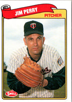1989 Swell Baseball Greats Jim Perry #37