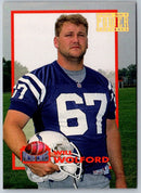 1993 Pro Set Power Moves Gold Will Wolford