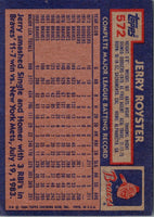 1984 Topps Jerry Royster #572