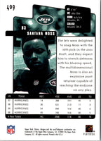 2001 Upper Deck Victory Santana Moss #409 Rookie