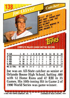 1993 Topps Gold Joe Oliver #138
