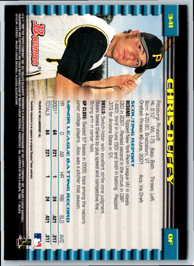 2002 Bowman Chris Duffy