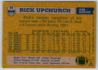 1982 Topps Rick Upchurch #89