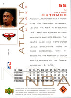 2002 Upper Deck Championship Drive Dikembe Mutombo #55