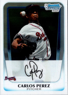 2011 Bowman Chrome Prospect Carlos Perez #BCP108