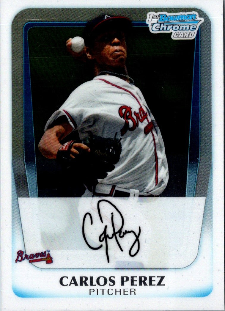 2011 Bowman Chrome Prospect Carlos Perez