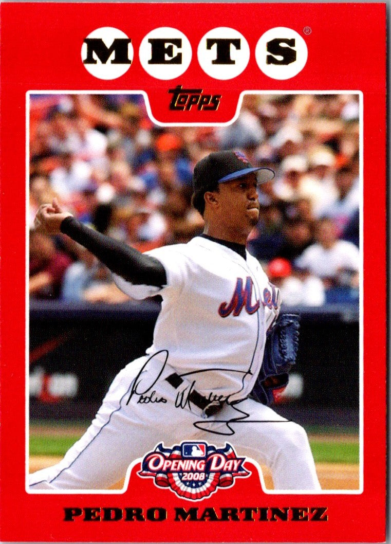 2008 Topps Opening Day Pedro Martinez