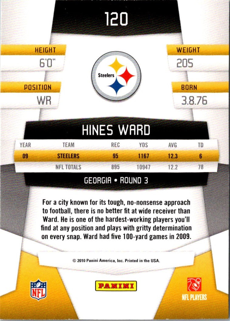 2010 Panini Certified Hines Ward