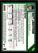 2007 Bowman Chrome Matt Lindstrom