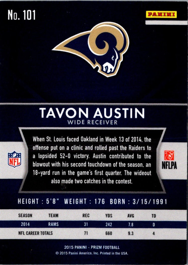 2015 Panini Prizm Tavon Austin