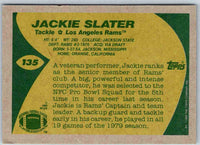 1989 Topps Jackie Slater #135