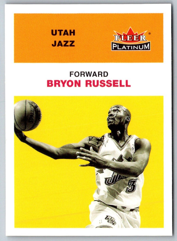 2001 Fleer Platinum Bryon Russell #126