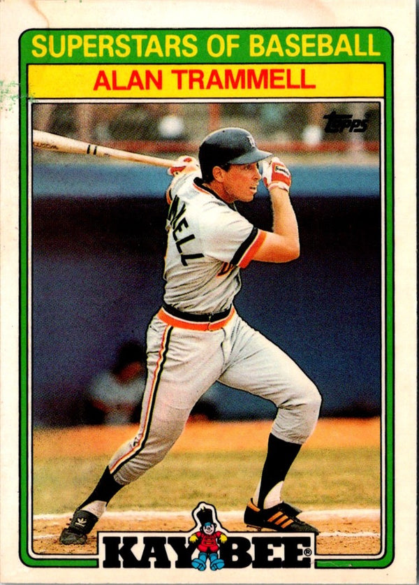 1988 Topps Kay-Bee Superstars of Baseball Alan Trammell #31