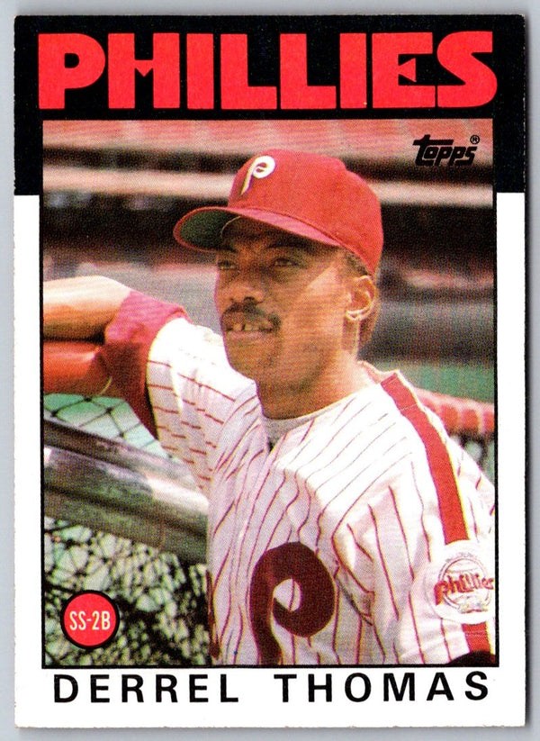 1986 Topps Derrel Thomas #158