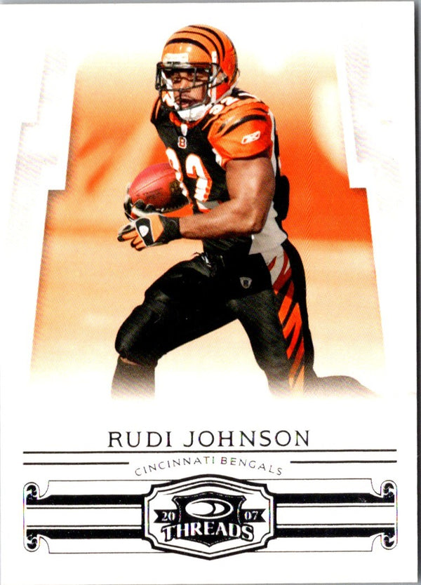 2007 Donruss Threads Rudi Johnson #12