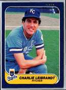 1986 Fleer Charlie Leibrandt