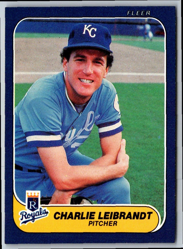 1986 Fleer Charlie Leibrandt #13