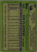 1982 Topps Tim Flannery #249