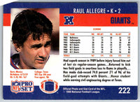 1990 Proset Raul Allegre #222