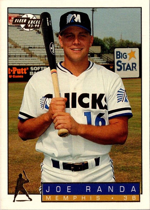 1993 Fleer Excel Joe Randa #72