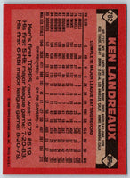 1986 Topps Ken Landreaux #782