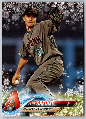 2018 Topps Holiday Zack Greinke #HMW68