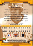 2003 Upper Deck Sweet Spot Jose Hernandez