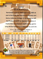 2003 Upper Deck Sweet Spot Jose Hernandez #98