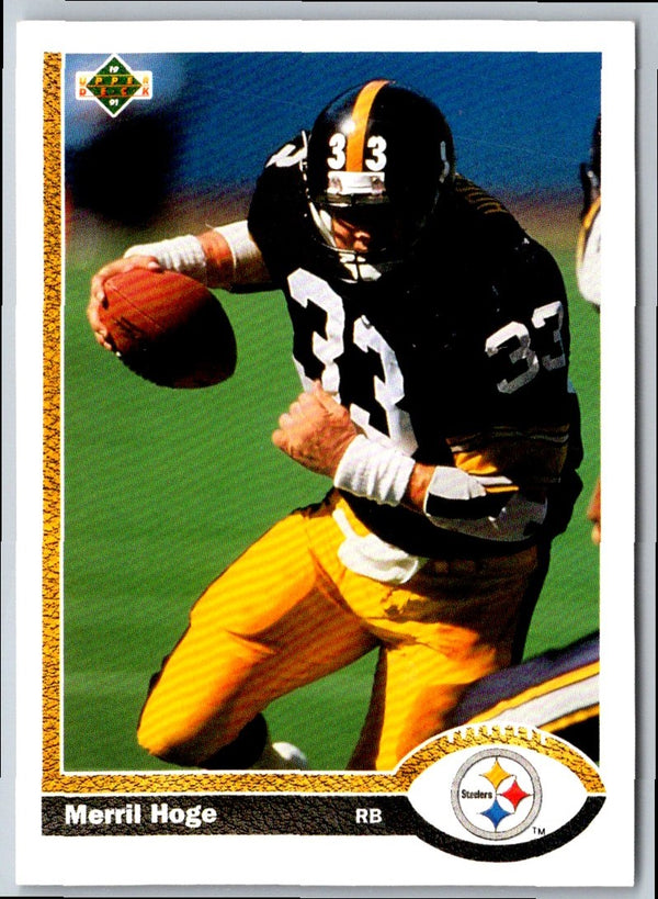 1992 Pro Set Power Merril Hoge #33