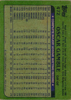 1982 Topps Oscar Gamble #472