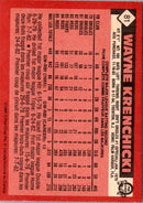 1986 O-Pee-Chee Wayne Krenchicki
