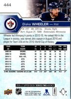 2017 Upper Deck Blake Wheeler #444