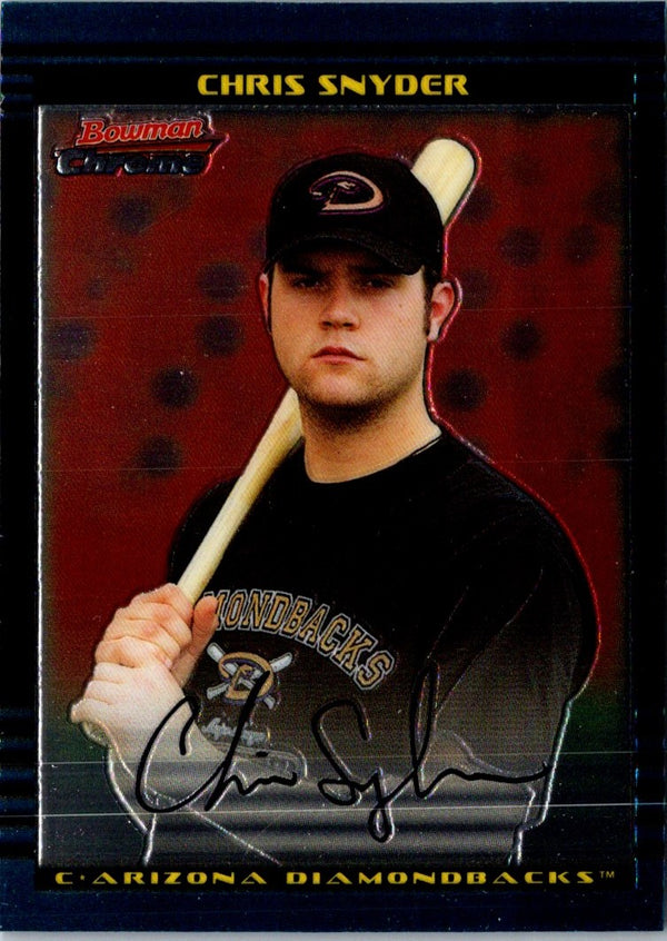 2002 Bowman Draft Picks & Prospects Gold Chris Snyder #BDP52