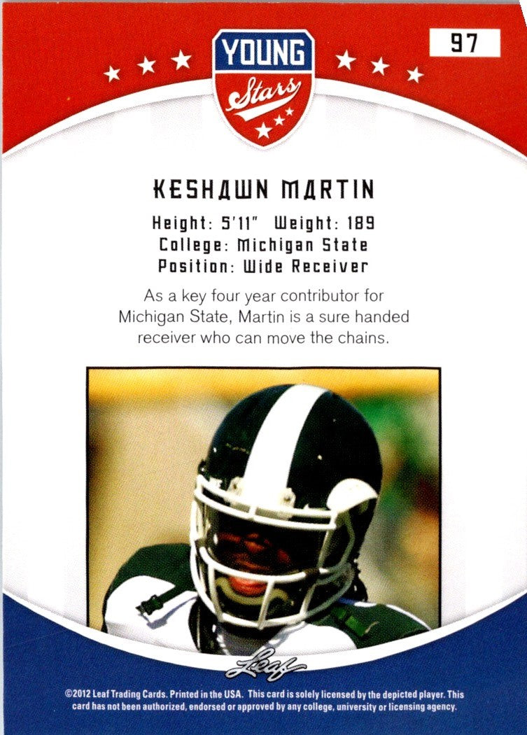 2012 Leaf Young Stars Keshawn Martin