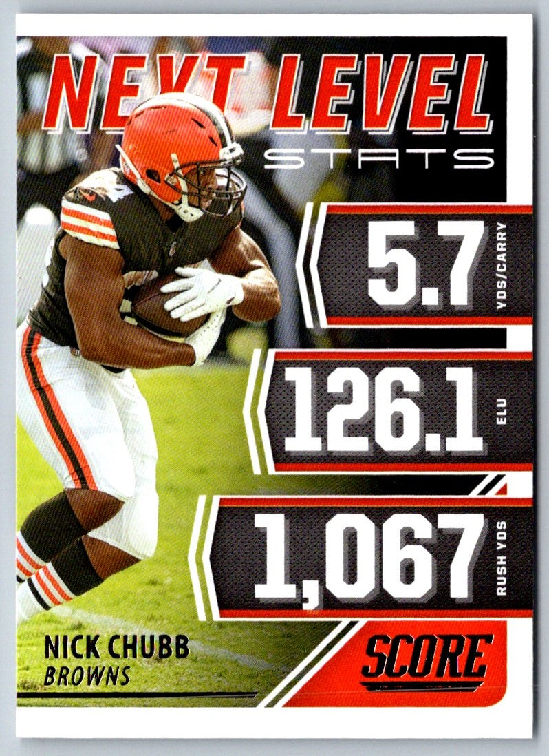 2021 Score Next Level Stats Nick Chubb