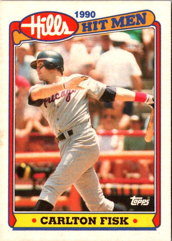 1990 Topps Hills Hit Men Carlton Fisk #29
