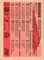 1989 O-Pee-Chee Boston Bruins #298