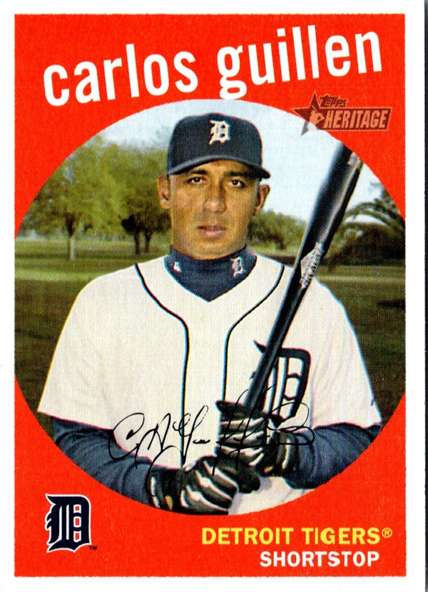 2008 Topps Heritage Carlos Guillen #70