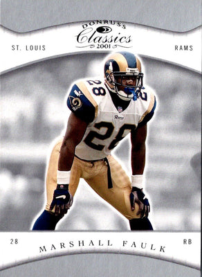 2001 Donruss Classics Marshall Faulk #85