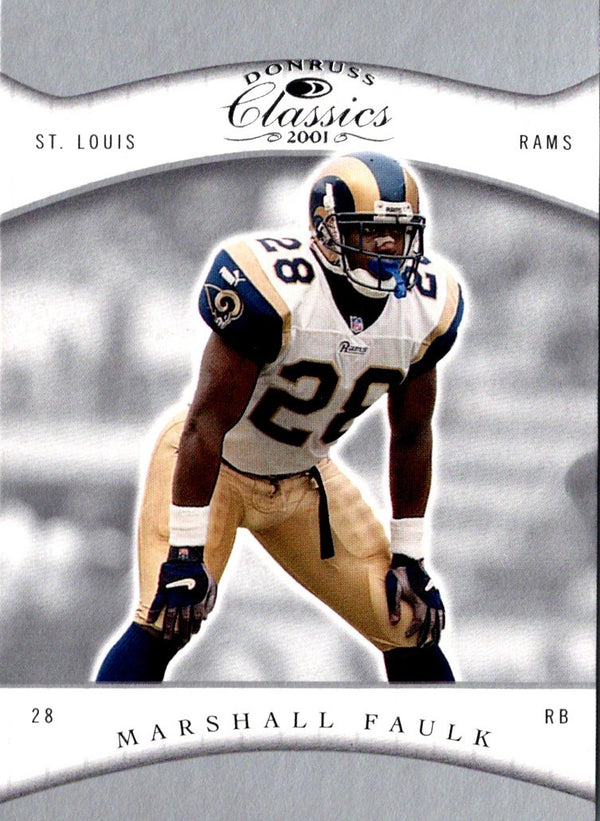 2001 Donruss Classics Marshall Faulk #85