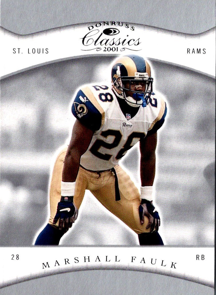 2001 Donruss Classics Marshall Faulk