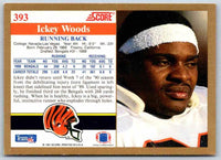 1991 Score Ickey Woods #393