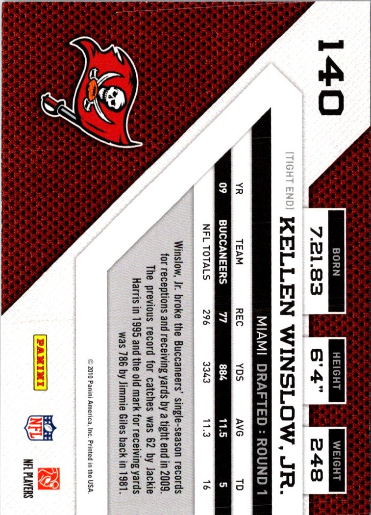 2010 Panini Gridiron Gear Kellen Winslow Jr.