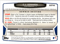 2013 Bowman Chrome Prospects C.J. Edwards #BCP144