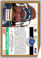 1991 Score Supplemental Shawn Jefferson #67T Rookie