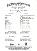 2010 Topps Allen & Ginter A.J. Pierzynski