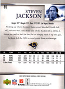 2007 Upper Deck First Edition Steven Jackson