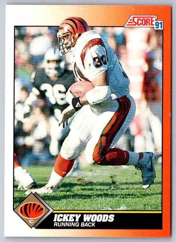 1991 Score Ickey Woods #393