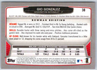 2013 Bowman Gio Gonzalez #38