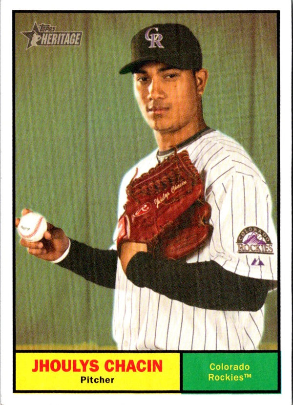 2010 Topps Heritage Jhoulys Chacin #292